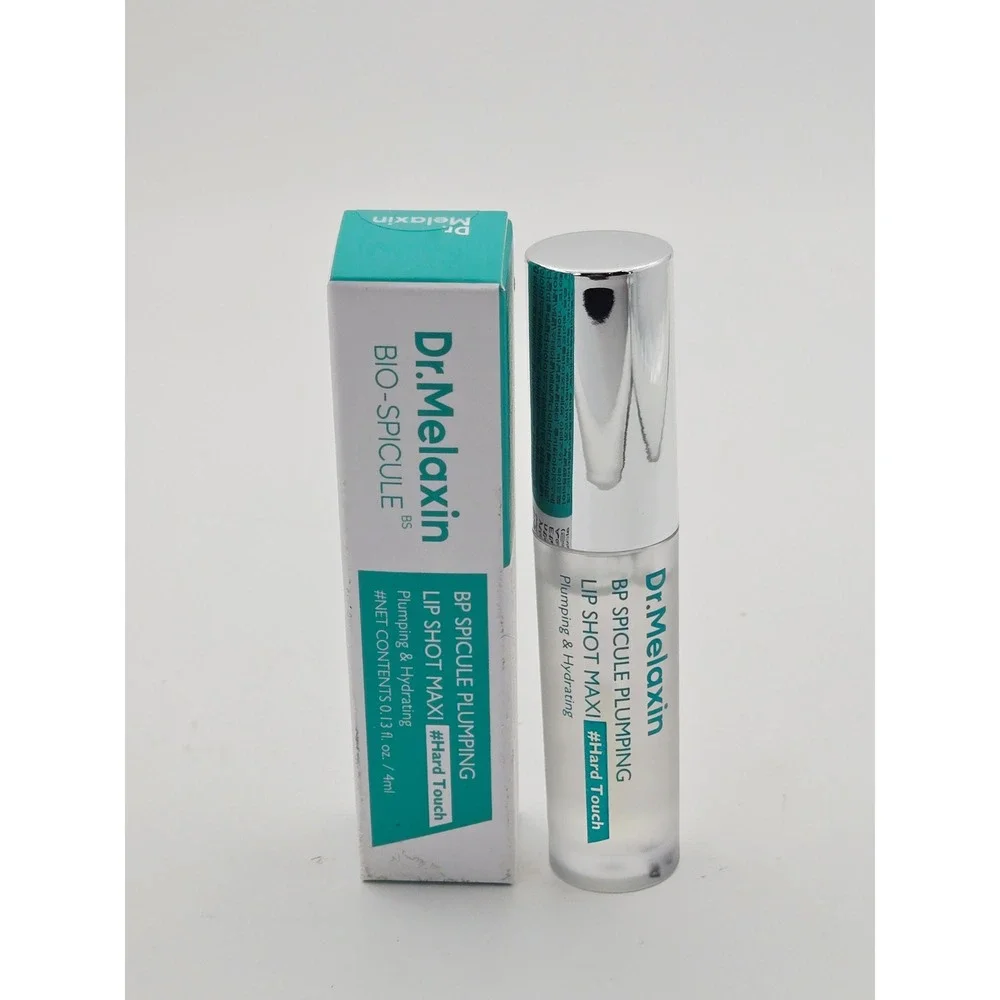Dr.Melaxin BP Spicule Plumping Lip Shot Maxi Hard Touch Clear Gloss 4ml NEW
